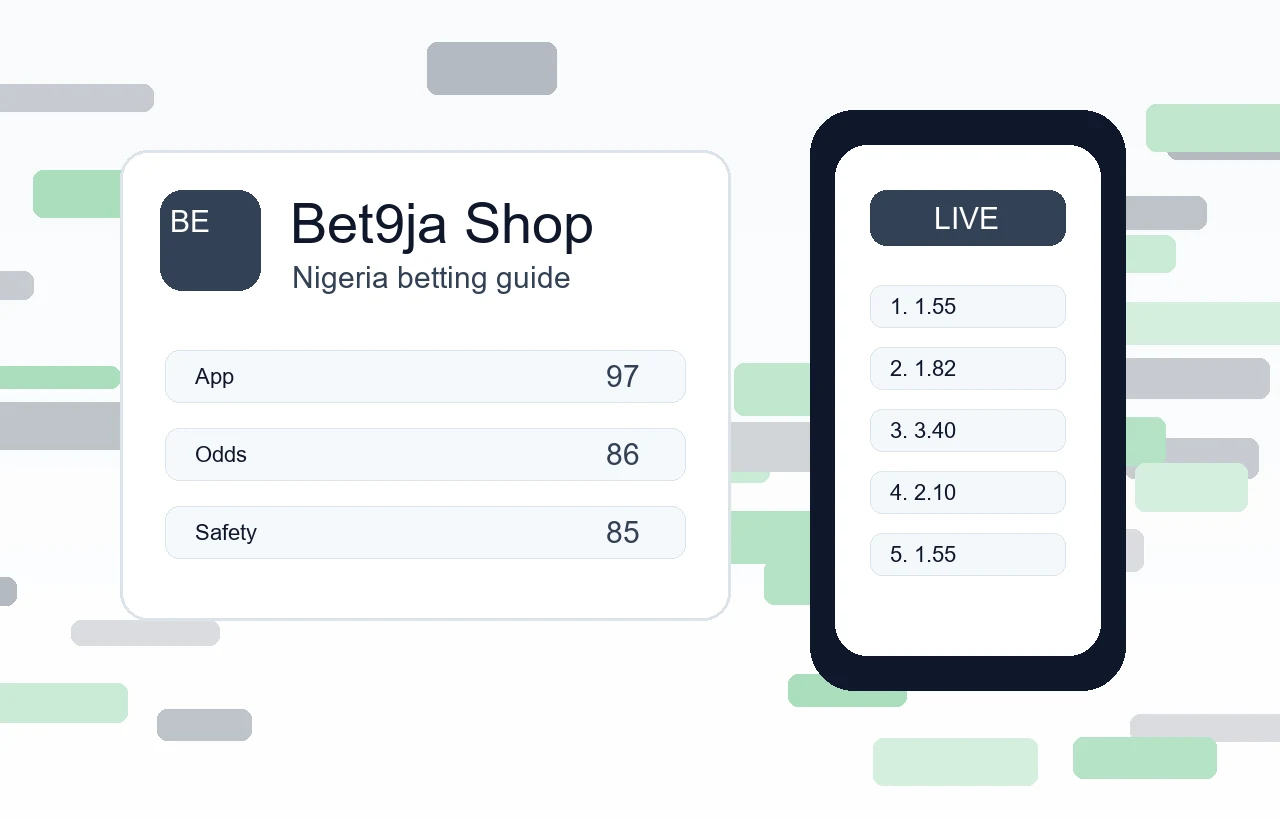 Bet9ja Shop betting guide visual